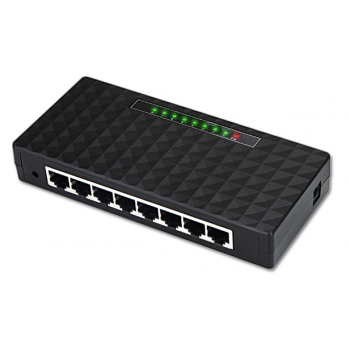 8-poorts Ethernet Gigabit Ethernet Network Switch 10/100/1000Mbps / 220V voeding / HaverCo