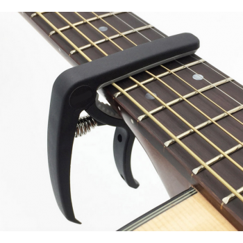 Gitaar capo voor 6 snaren tuning clamp stemmen slozz Zwart / HaverCo