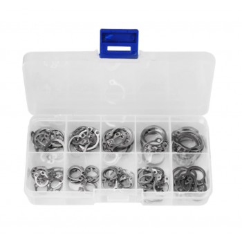 Circlips assortiment 10 maten / 8.0mm 9.0mm 10.0mm 11.0mm 12.0mm 13.0mm 14.0mm 15.0mm 16.0mm 18.0mm / HaverCo